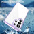 Samsung Galaxy S26 UItra PC Hybrid TPU Airbag Shockproof Phone Case - Transparent Purple