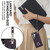 Samsung Galaxy S26 UItra Rhombic Texture Card Bag Phone Case with Long Lanyard - Dark Purple