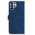 Samsung Galaxy S26 UItra Rose Flower Embossing Pattern Leather Phone Case - Dark Blue