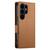 Samsung Galaxy S26 UItra Side Buckle Magnetic Frosted Leather Phone Case - Brown