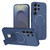 Samsung Galaxy S26 UItra Skin Feel MagSafe Phone Case with Holder - Blue