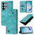 Samsung Galaxy S26 UItra Skin-feel Embossed Leather Phone Case - Green
