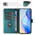 Samsung Galaxy S26 UItra Smile Embossing RFID Leather Phone Case - Peacock Green