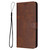 Samsung Galaxy S26 UItra Solid Calf Texture Flip Leather Phone Case - Brown