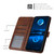Samsung Galaxy S26 UItra Solid Calf Texture Flip Leather Phone Case - Brown