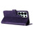 Samsung Galaxy S26 UItra Solid Calf Texture Flip Leather Phone Case - Purple