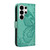 Samsung Galaxy S26 UItra Swallowtail Butterfly Embossed Leather Phone Case - Green