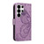 Samsung Galaxy S26 UItra Swallowtail Butterfly Embossed Leather Phone Case - Purple
