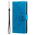 Samsung Galaxy S26 UItra Totem Flower Embossed Leather Phone Case with Lanyard - Blue