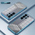 Samsung Galaxy S26 UItra Transparent Plating Fine Hole Phone Case - Blue
