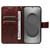 Samsung Galaxy S26 UItra Tree & Cat Embossed Pattern Flip Leather Phone Case - Coffee
