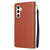 Samsung Galaxy S26+ 3-Card Slots Multifunctional Leather Phone Case - Brown