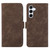 Samsung Galaxy S26+ ABEEL Frosted Magnetic RFID Leather Phone Case - Brown