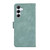 Samsung Galaxy S26+ ABEEL Frosted Magnetic RFID Leather Phone Case - Cyan