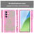 Samsung Galaxy S26+ Armor Glaze MagSafe Magnetic Phone Case - Pink