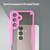 Samsung Galaxy S26+ Armor Glaze PC Hybrid TPU Phone Case - Pink