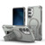 Samsung Galaxy S26+ Armor MagSafe Holder PC Hybrid TPU Phone Case - Grey