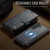 Samsung Galaxy S26+ AutSpace A05 2 in 1 Retro Calf Texture MagSafe Magnetic Phone Case - Black