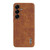 Samsung Galaxy S26+ AZNS Electroplated Frame Crocodile Texture Full Coverage Phone Case - Brown