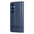 Samsung Galaxy S26+ AZNS Magnetic Calf Texture Flip Leather Phone Case - Dark Blue