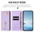 Samsung Galaxy S26+ Ballet Girl Diamond Studded RFID Vegan Leather Phone Case - Light Purple