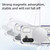 Samsung Galaxy S26+ BIBERCAS Transparent Color Series MagSafe Air Bag Shockproof Phone Case - Black