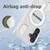 Samsung Galaxy S26+ BIBERCAS Transparent Color Series MagSafe Air Bag Shockproof Phone Case - Purple