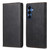 Samsung Galaxy S26+ Business Solid Color Magnetic RFID Leather Phone Case - Black