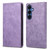 Samsung Galaxy S26+ Business Solid Color Magnetic RFID Leather Phone Case - Purple