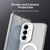 Samsung Galaxy S26+ Candy Magsafe PC Hybrid TPU Phone Case - White