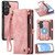 Samsung Galaxy S26+ CaseMe 008 Detachable Multifunctional Leather Phone Case - Pink