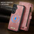 Samsung Galaxy S26+ CaseMe 008 Detachable Multifunctional Leather Phone Case - Pink
