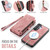 Samsung Galaxy S26+ CaseMe 008 Detachable Multifunctional Leather Phone Case - Pink