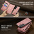 Samsung Galaxy S26+ CaseMe 008 Detachable Multifunctional Leather Phone Case - Pink