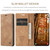 Samsung Galaxy S26+ CaseMe 013 Multifunctional Horizontal Flip Leather Phone Case - Brown