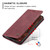 Samsung Galaxy S26+ CaseMe 013 Multifunctional Horizontal Flip Leather Phone Case - Red