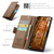 Samsung Galaxy S26+ CaseMe 023 Butterfly Buckle Litchi Texture RFID Anti-theft Leather Phone Case - Brown