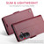 Samsung Galaxy S26+ CaseMe 023 Butterfly Buckle Litchi Texture RFID Anti-theft Leather Phone Case - Red