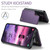 Samsung Galaxy S26+ CaseMe C22 Card Slots Holder RFID Anti-theft Phone Case - Purple