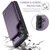 Samsung Galaxy S26+ CaseMe C22 Card Slots Holder RFID Anti-theft Phone Case - Purple