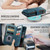 Samsung Galaxy S26+ CaseMe C30 Card Slots Zipper Wallet Leather Phone Case - Blue