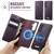Samsung Galaxy S26+ CaseMe C49 Magnetic RFID Blocking Detachable Wallet Leather Phone Case - Purple