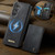 Samsung Galaxy S26+ CaseMe Me80 Series Detachable Wallet Magnetic RFID Vegan Leather Phone Case - Black