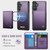 Samsung Galaxy S26+ CaseMe Me80 Series Detachable Wallet Magnetic RFID Vegan Leather Phone Case - Purple