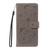 Samsung Galaxy S26+ Cat and Bee Embossed Flip Leather Phone Case - Grey