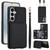 Samsung Galaxy S26+ Crossbody Dual-buckle Wallet RFID Back Leather Phone Case - Black
