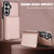 Samsung Galaxy S26+ Crossbody Dual-buckle Wallet RFID Back Leather Phone Case - Rose Gold