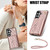 Samsung Galaxy S26+ Crossbody Rhombic Horizontal Wallet Leather Phone Case - Rose Gold