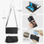 Samsung Galaxy S26+ Crossbody Ring Multifunctional Wallet Leather Phone Case - Black