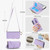 Samsung Galaxy S26+ Crossbody Ring Multifunctional Wallet Leather Phone Case - Purple